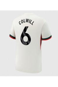 Chelsea Levi Colwill #6 Jalkapallovaatteet Vieraspaita 2025-26 Lyhythihainen